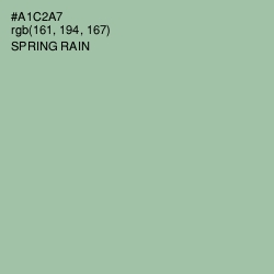 #A1C2A7 - Spring Rain Color Image